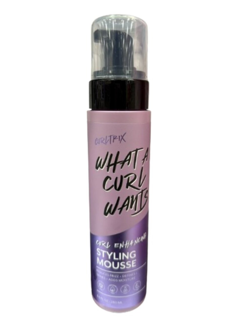 CURLTRIX What A Curl Wants Curl Enhancing Styling Mousse 9.5 oz | NWT